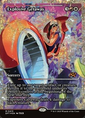 Explosive Getaway - Foil - Showcase - Japanese